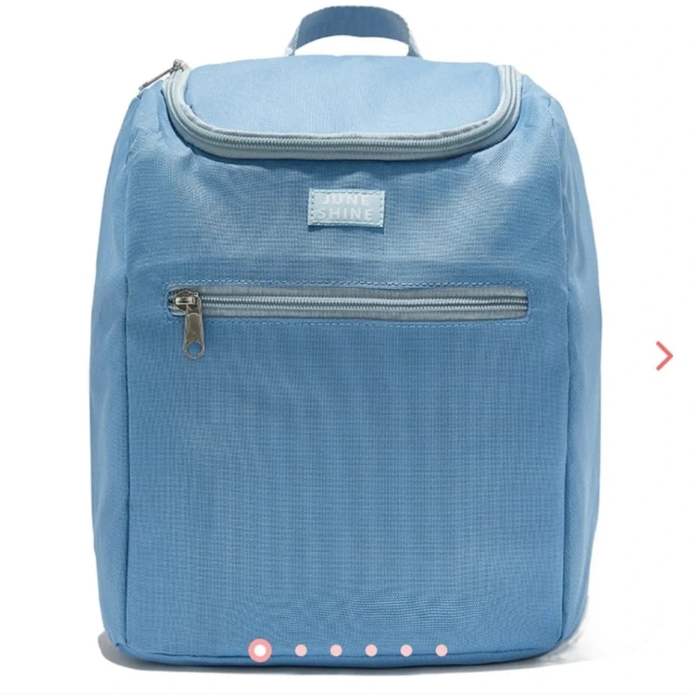 JuneShine Insulated Cooler Backpack in Blue NEW